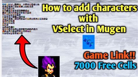 How to add Characters with VSelect in Mugen .